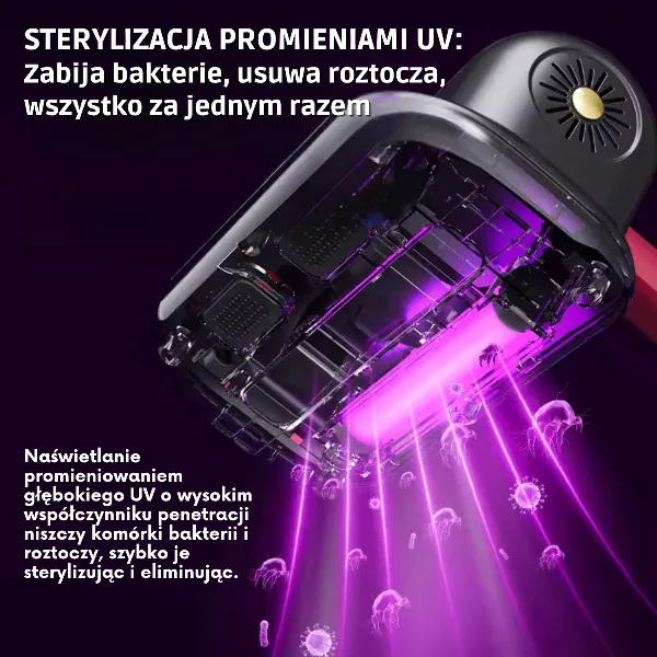 DustFree™ - ODKURZACZ RĘCZNY DO USUWANIA KURZU ULTRADŹWIĘKOWY UV-C