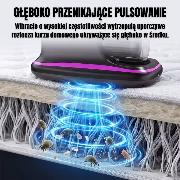 DustFree™ - ODKURZACZ RĘCZNY DO USUWANIA KURZU ULTRADŹWIĘKOWY UV-C