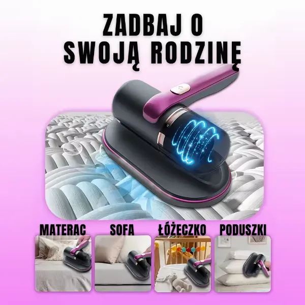 DustFree™ - ODKURZACZ RĘCZNY DO USUWANIA KURZU ULTRADŹWIĘKOWY UV-C