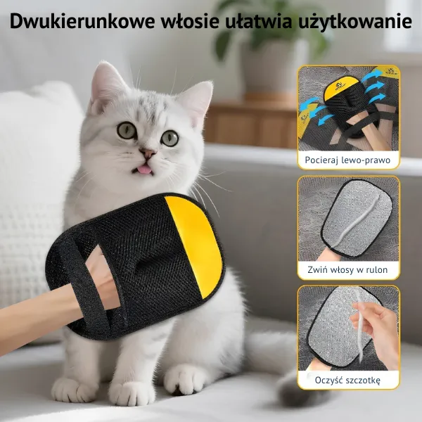 FurGrab - RĘKAWICA CZYSZCZĄCA